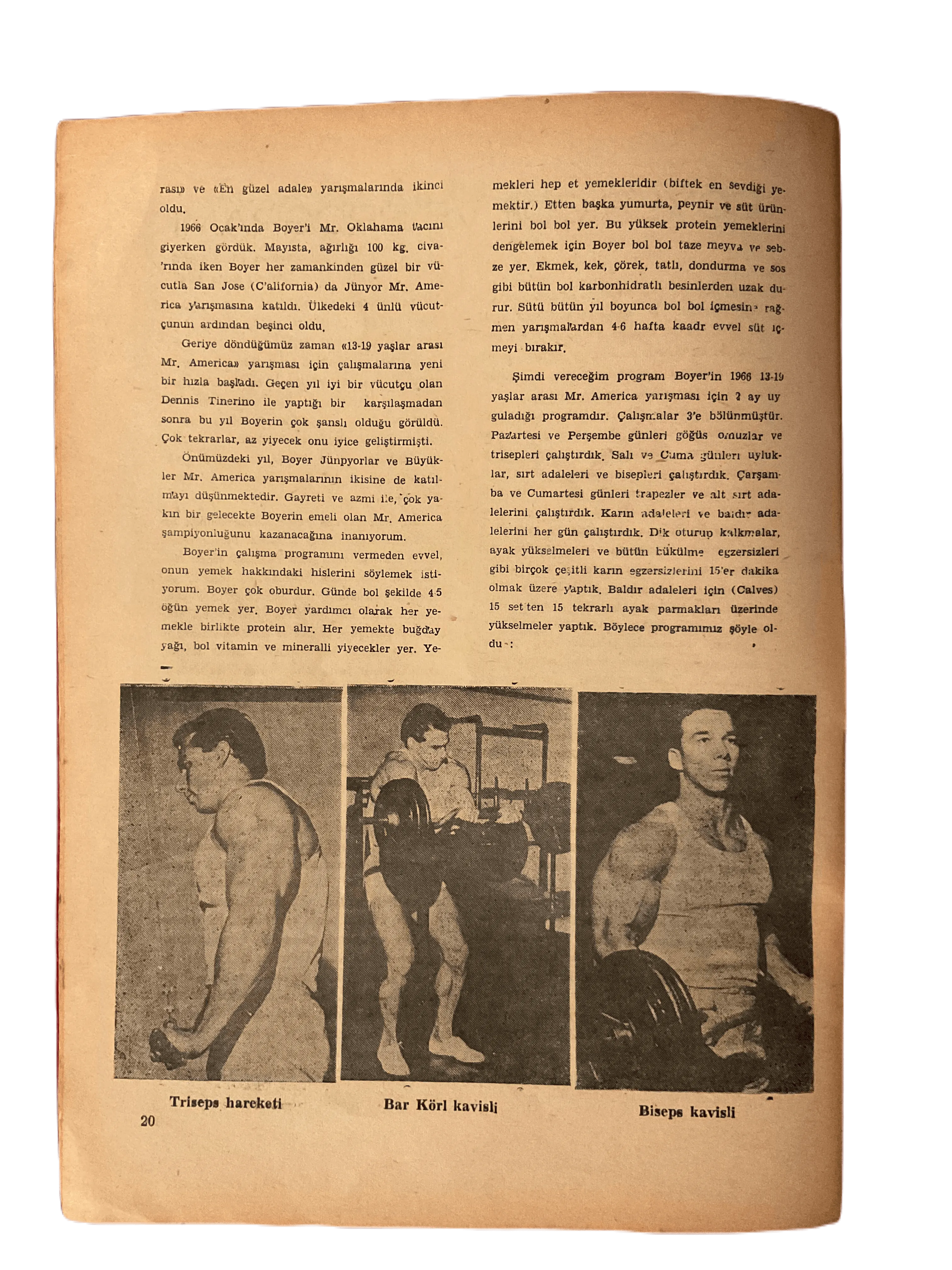 1966-67 Halter-Set (Turkish Monthly Weightlifting Instructional Magazines) | 7 Issues - KHAJISTAN™