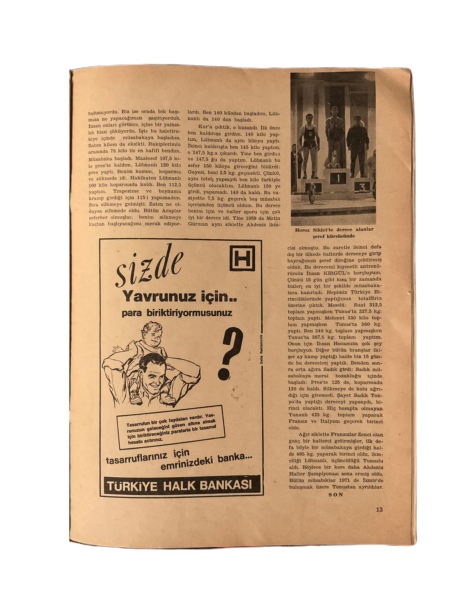 1963-74 Halter (Turkish Monthly Weightlifting Magazine) | 12 Issues - KHAJISTAN™