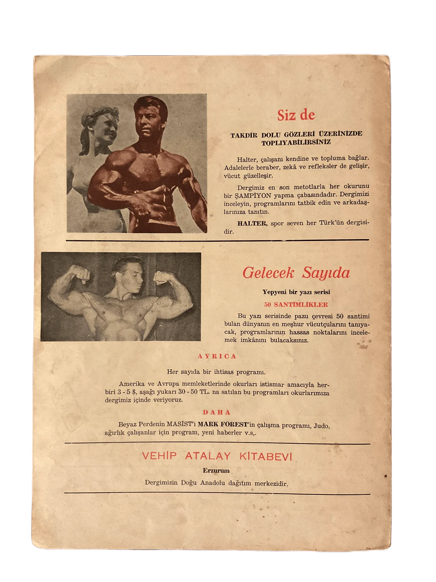 1963-74 Halter (Turkish Monthly Weightlifting Magazine) | 12 Issues - KHAJISTAN™