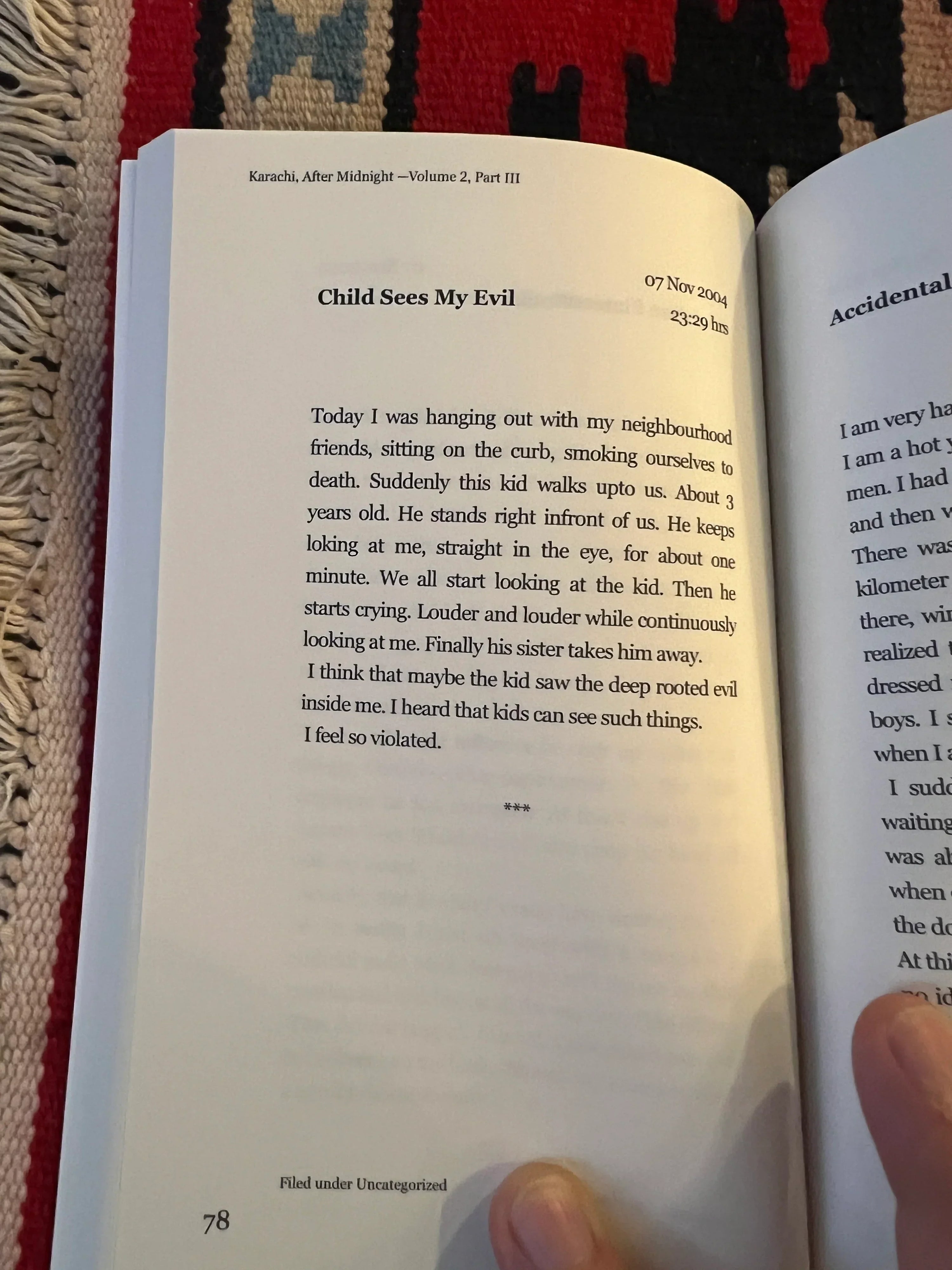 Karachi, After Midnight: VOLUME 2 — PART III: FLOWERS OF SEPARATION