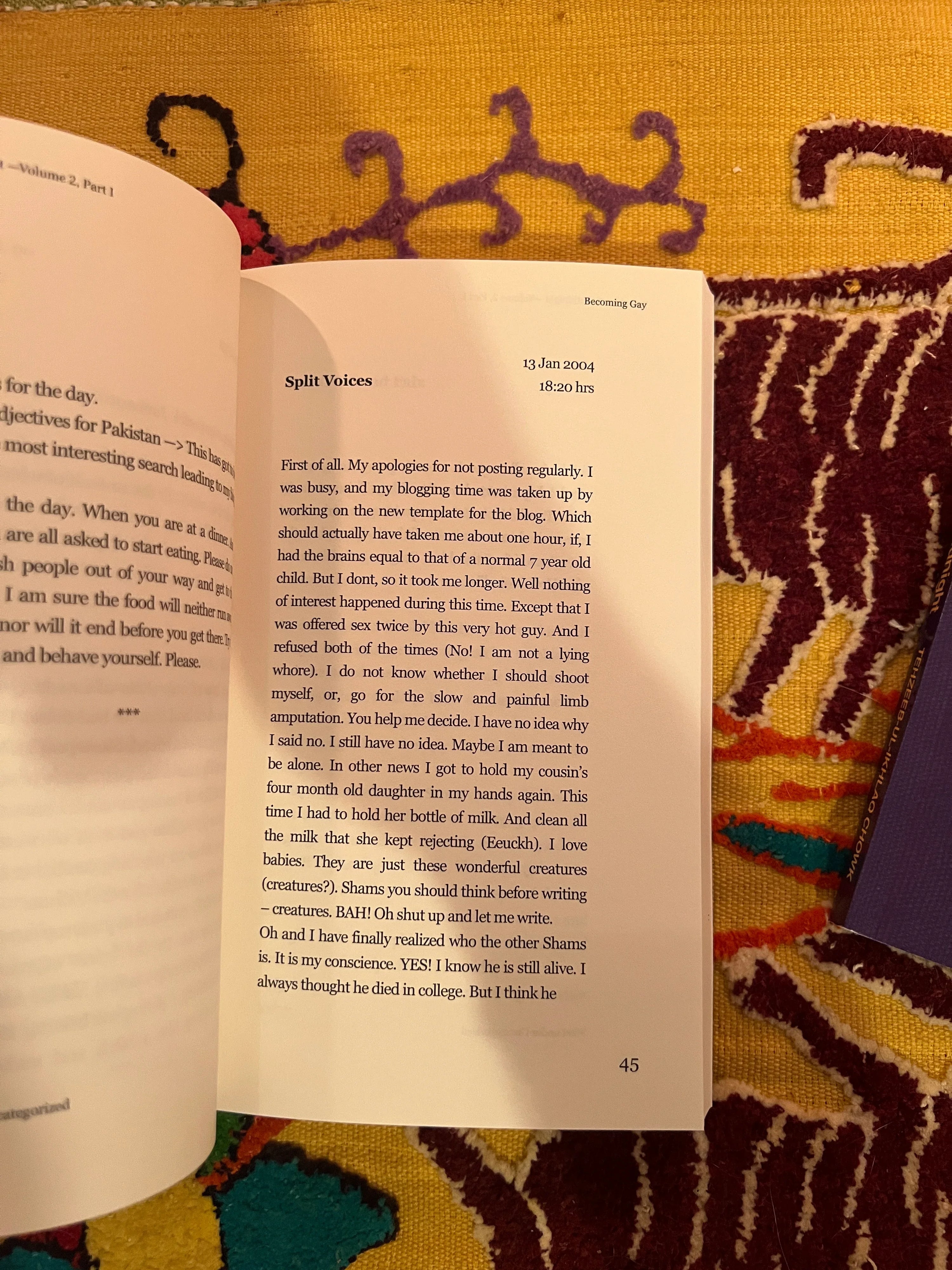 Karachi, After Midnight: VOLUME 2 — PART I: BECOMING GAY