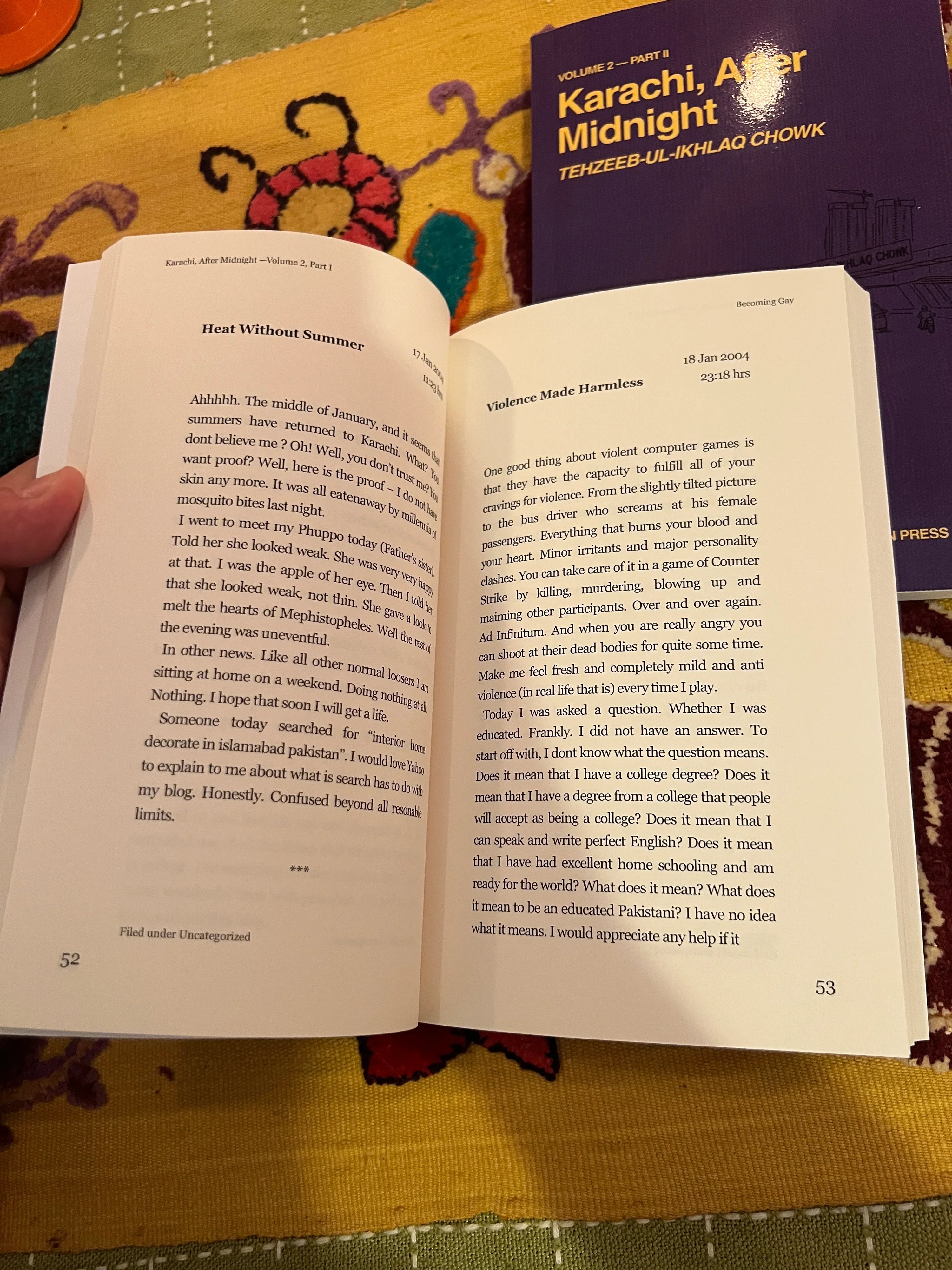 Karachi, After Midnight: VOLUME 2 — PART I: BECOMING GAY