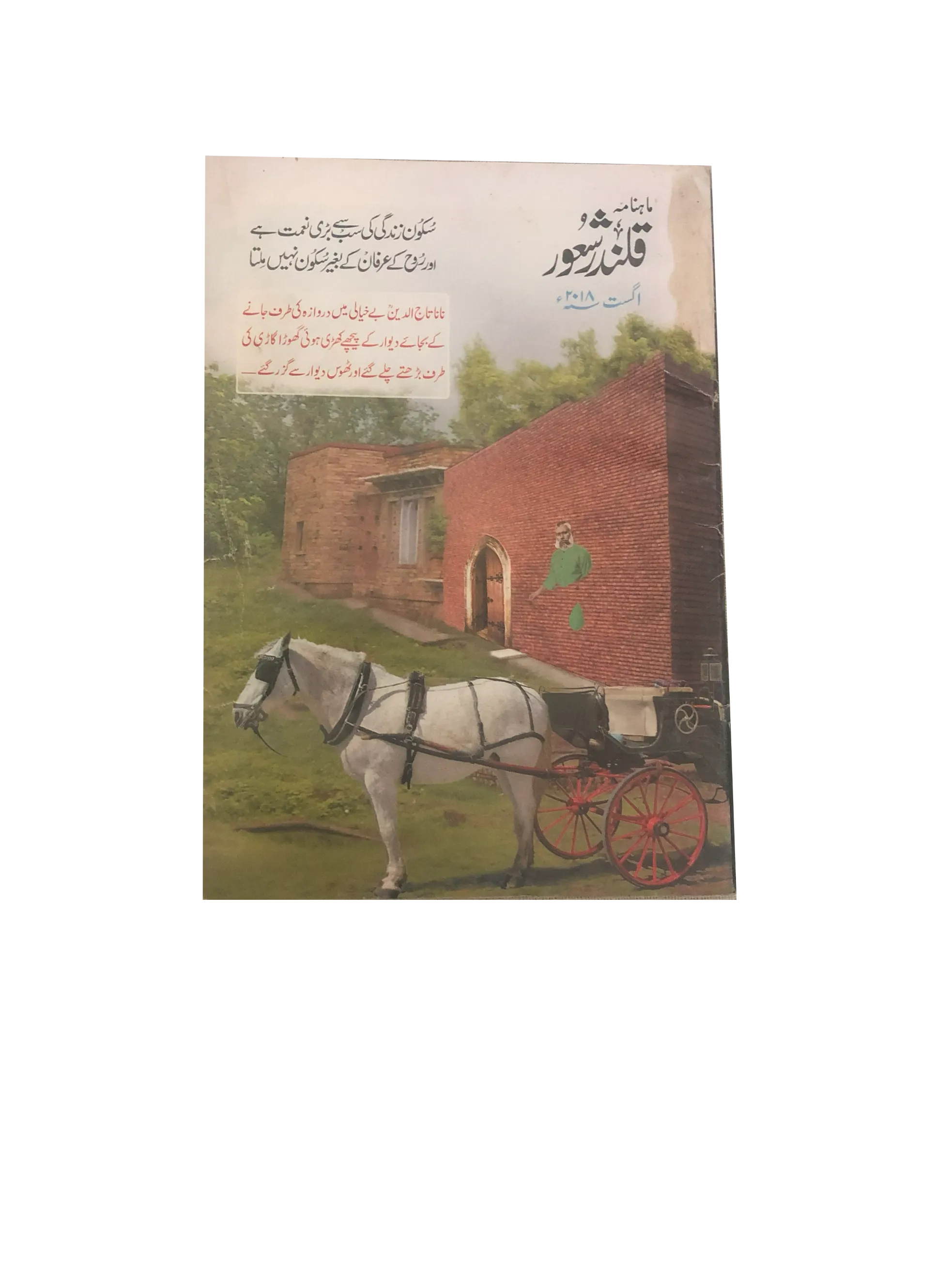 94 Issues of Monthly Qalandar Shaoor, Karachi (2013-2024, Urdu)