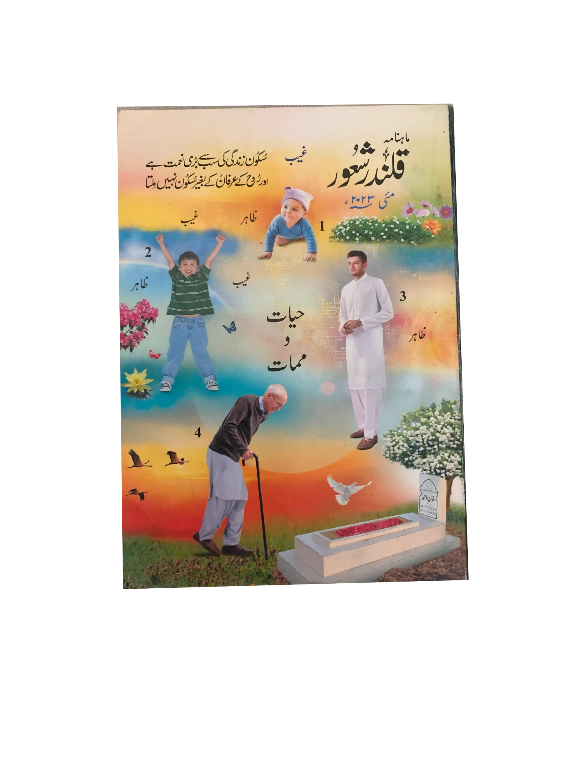 94 Issues of Monthly Qalandar Shaoor, Karachi (2013-2024, Urdu)