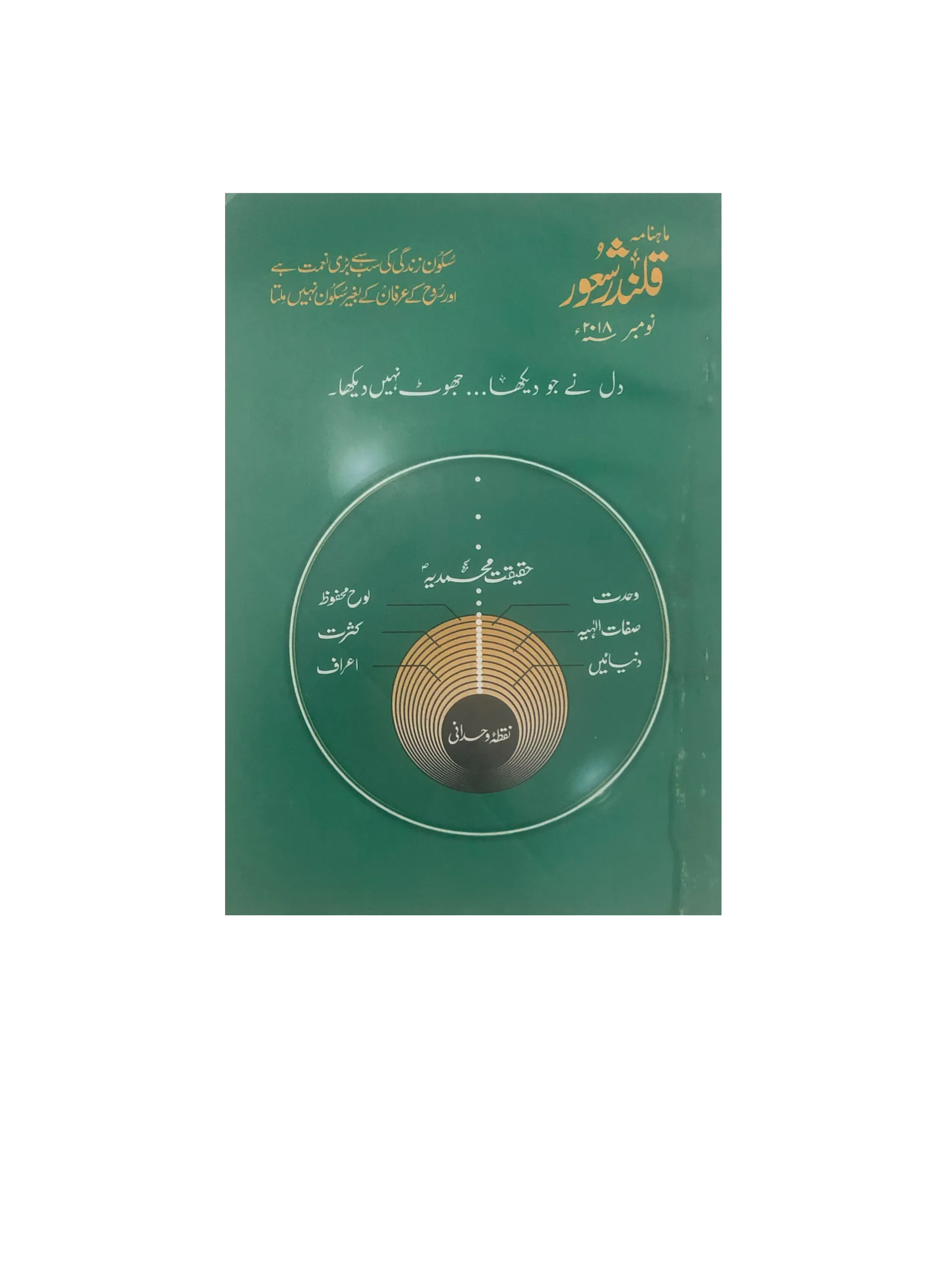 94 Issues of Monthly Qalandar Shaoor, Karachi (2013-2024, Urdu)