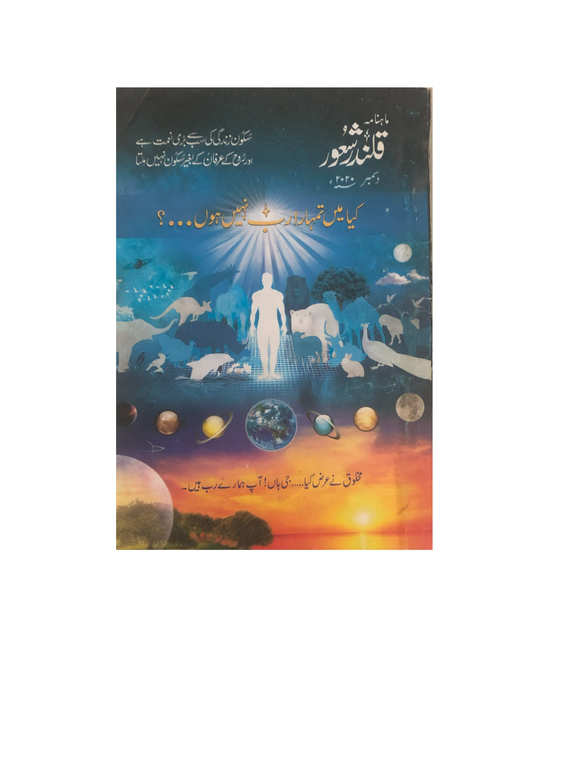 94 Issues of Monthly Qalandar Shaoor, Karachi (2013-2024, Urdu)