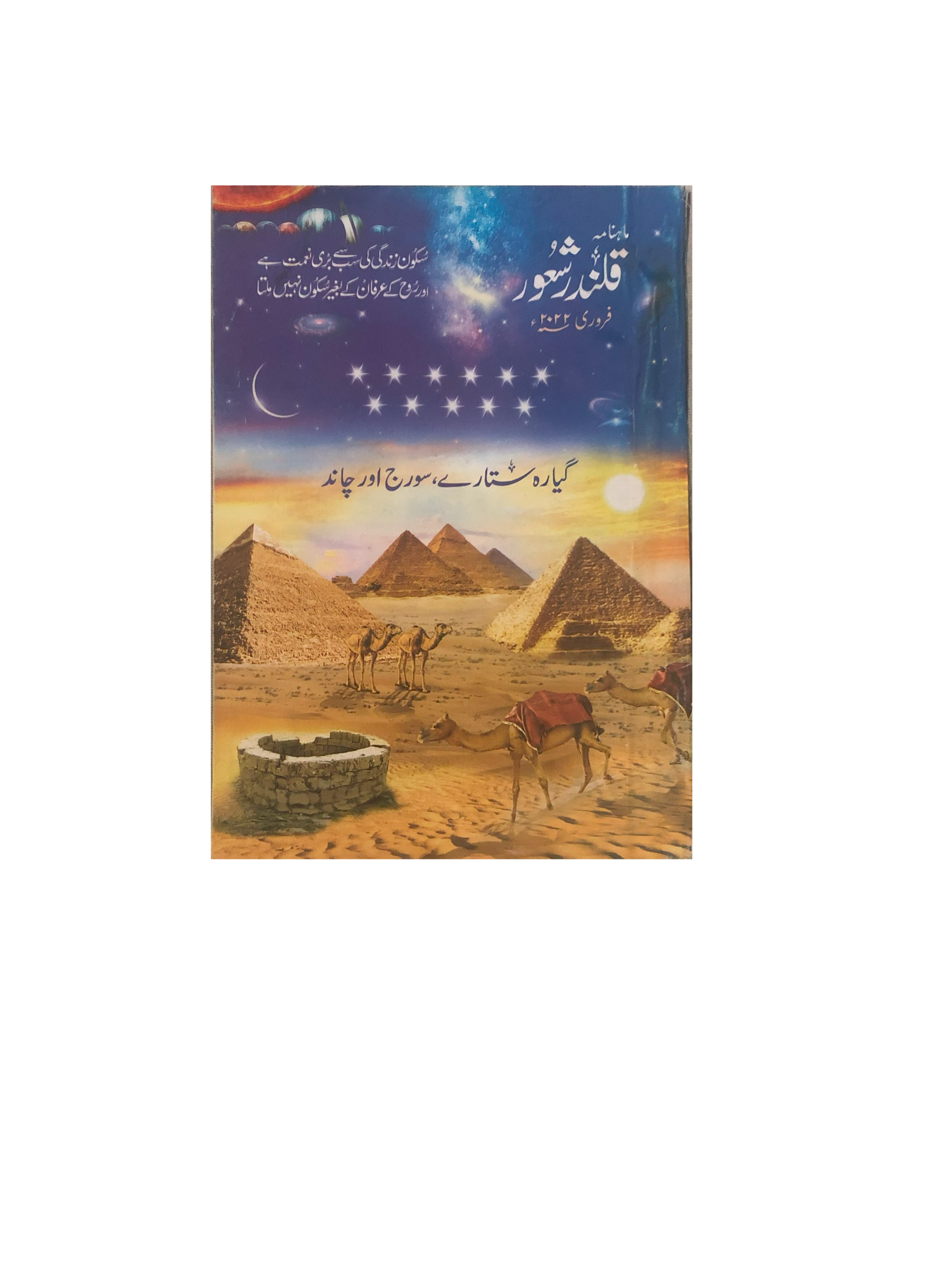 94 Issues of Monthly Qalandar Shaoor, Karachi (2013-2024, Urdu)