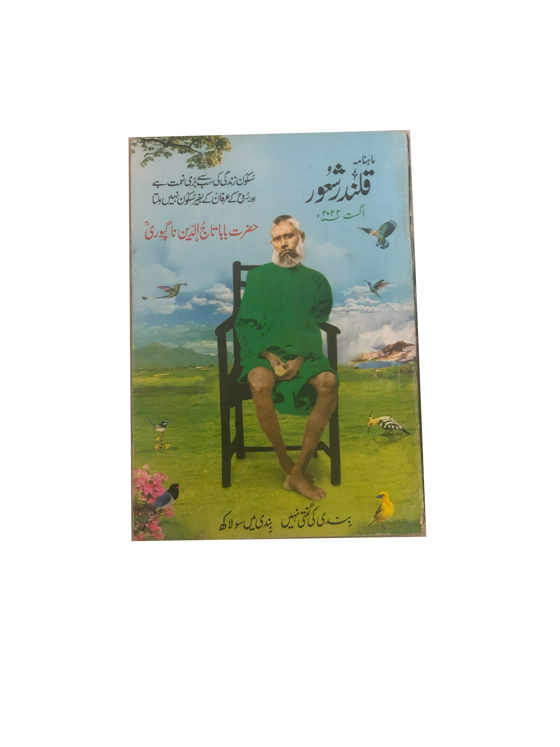 94 Issues of Monthly Qalandar Shaoor, Karachi (2013-2024, Urdu)