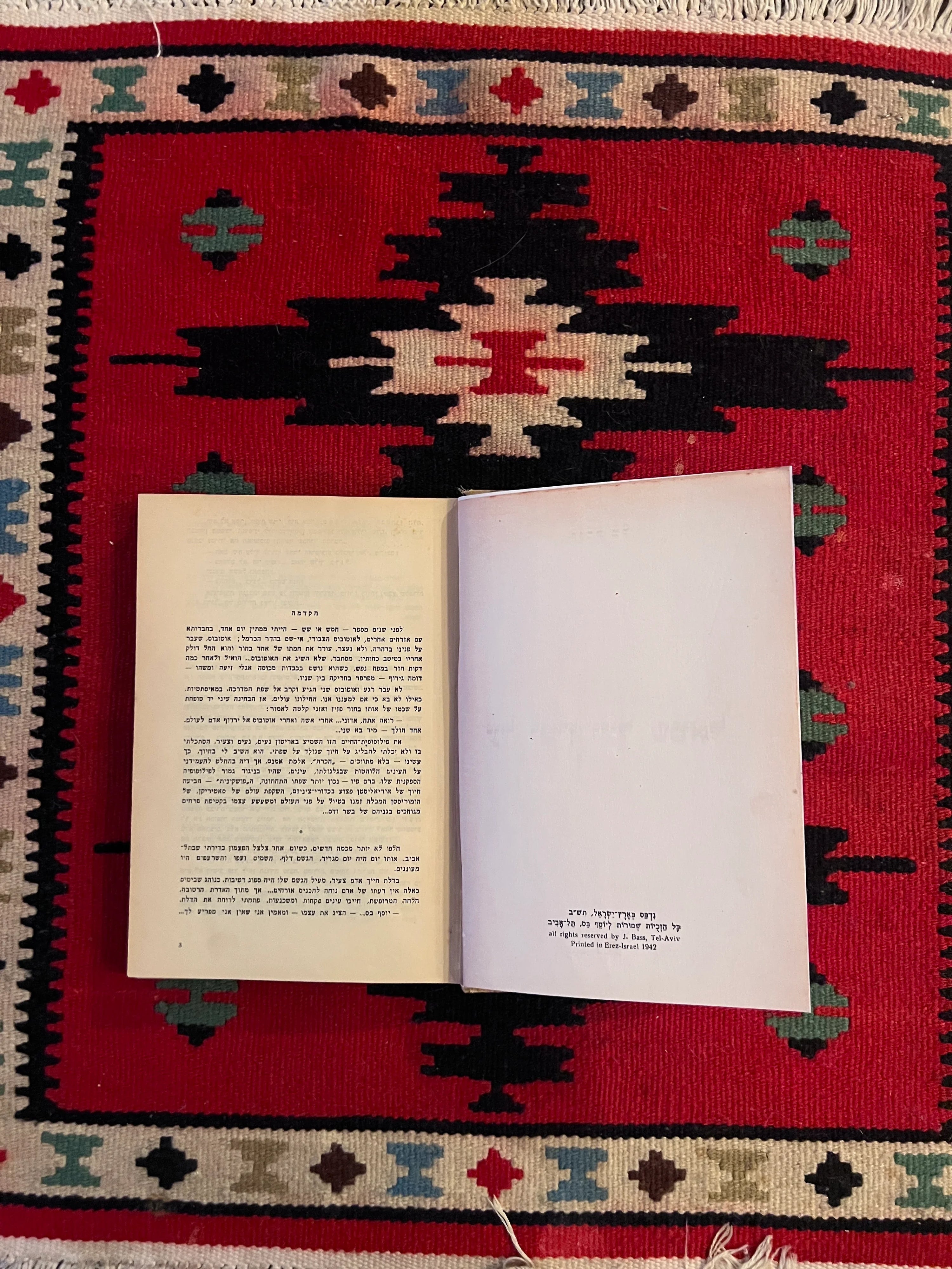 على اليمين وعلى اليسار: كتاب الرسوم الكاريكاتورية السياسية العبرية بقلم يوسف باس، تل أبيب، 1942