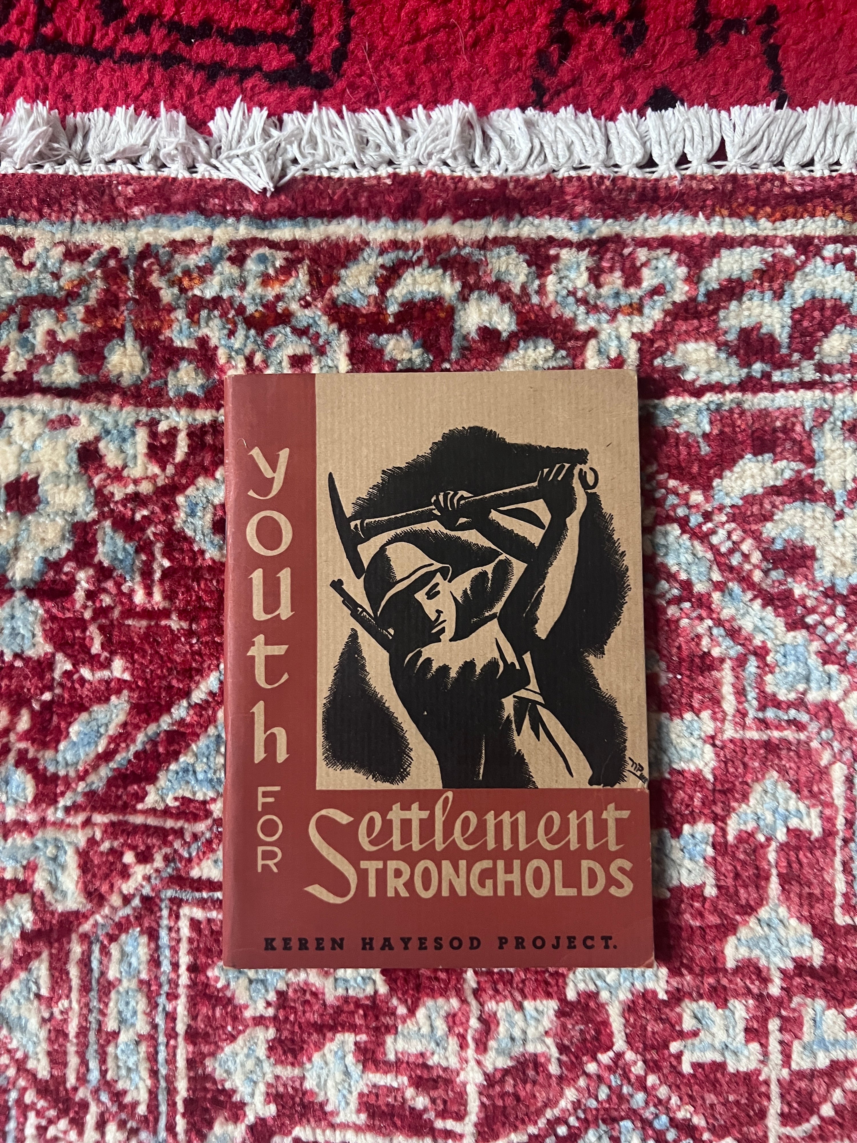 جوانان برای پایگاه‌های استقرار، کتابچه تبلیغاتی جوانان صهیونیست، اسرائیل، ۱۹۵۰