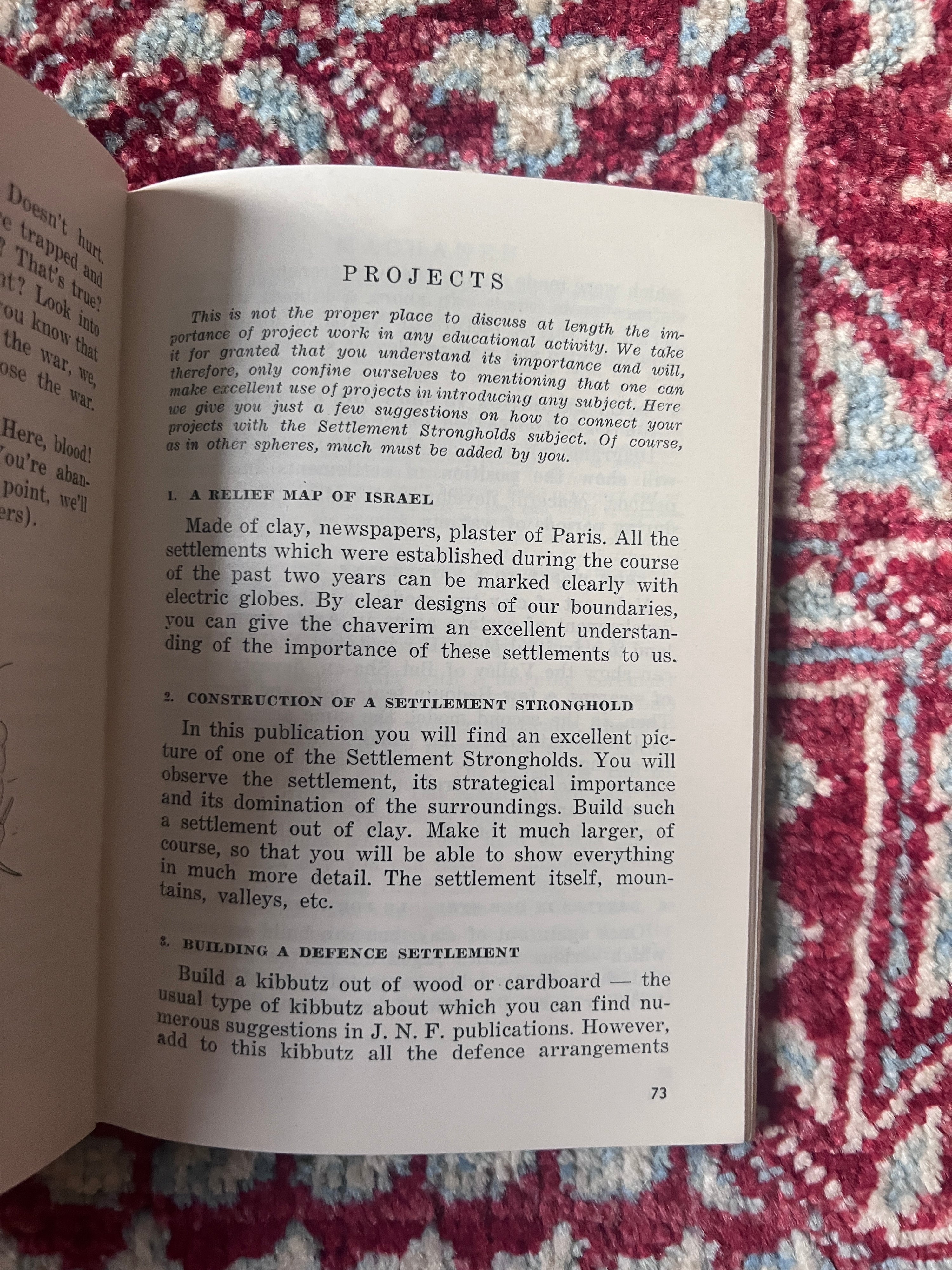 جوانان برای پایگاه‌های استقرار، کتابچه تبلیغاتی جوانان صهیونیست، اسرائیل، ۱۹۵۰