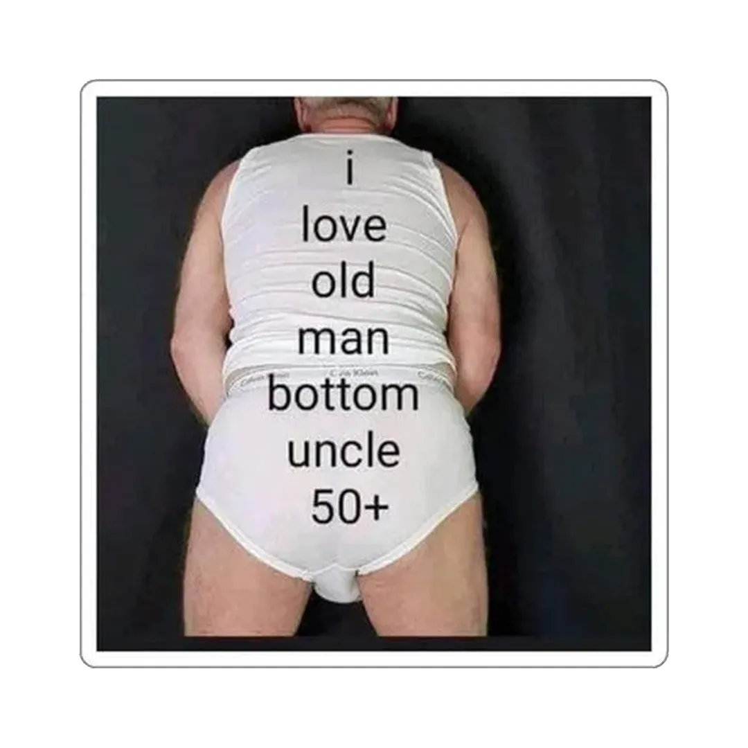 برچسب I Love Old Man Bottom Uncle 50+