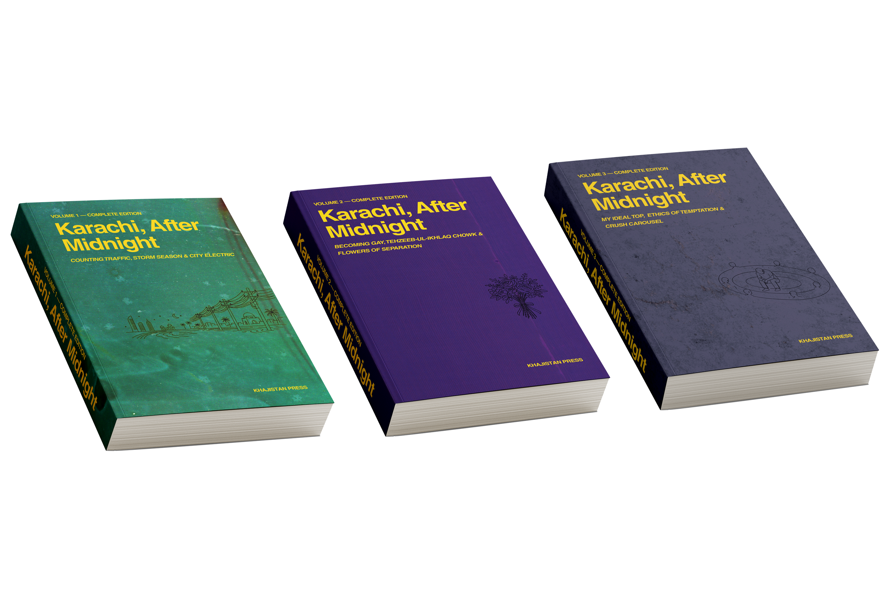 Karachi, After Midnight: VOLUME 1, 2 & 3 — COMPLETE EDITIONS