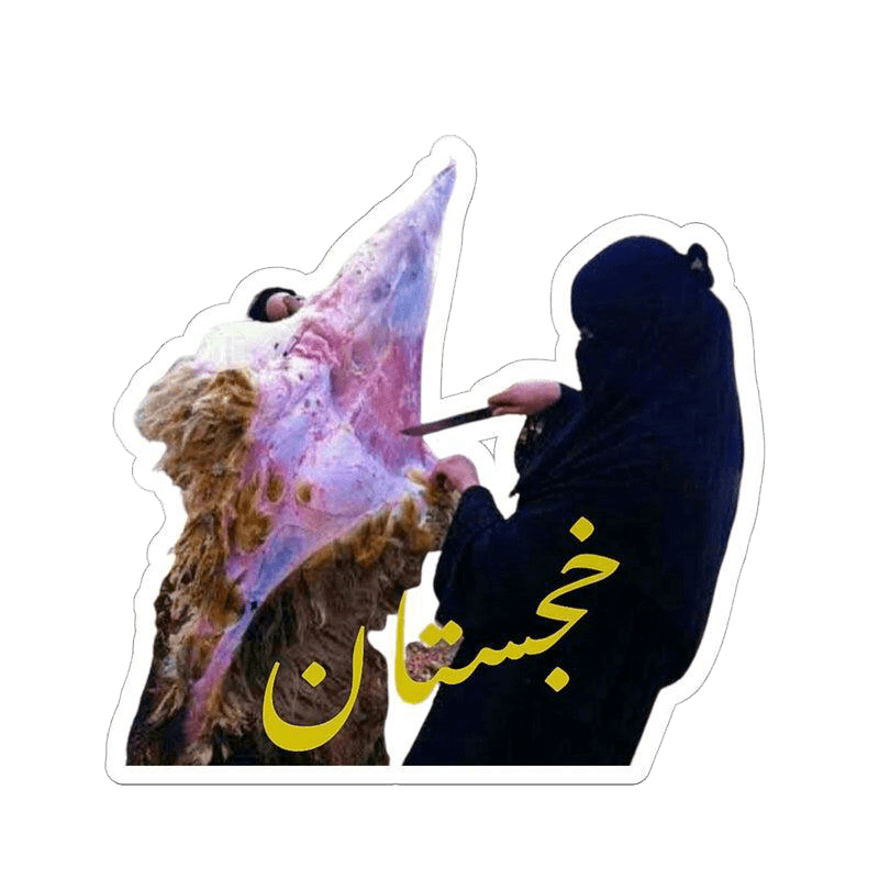 Khajistan Girls Doing Qurbani Sticker - KHAJISTAN™