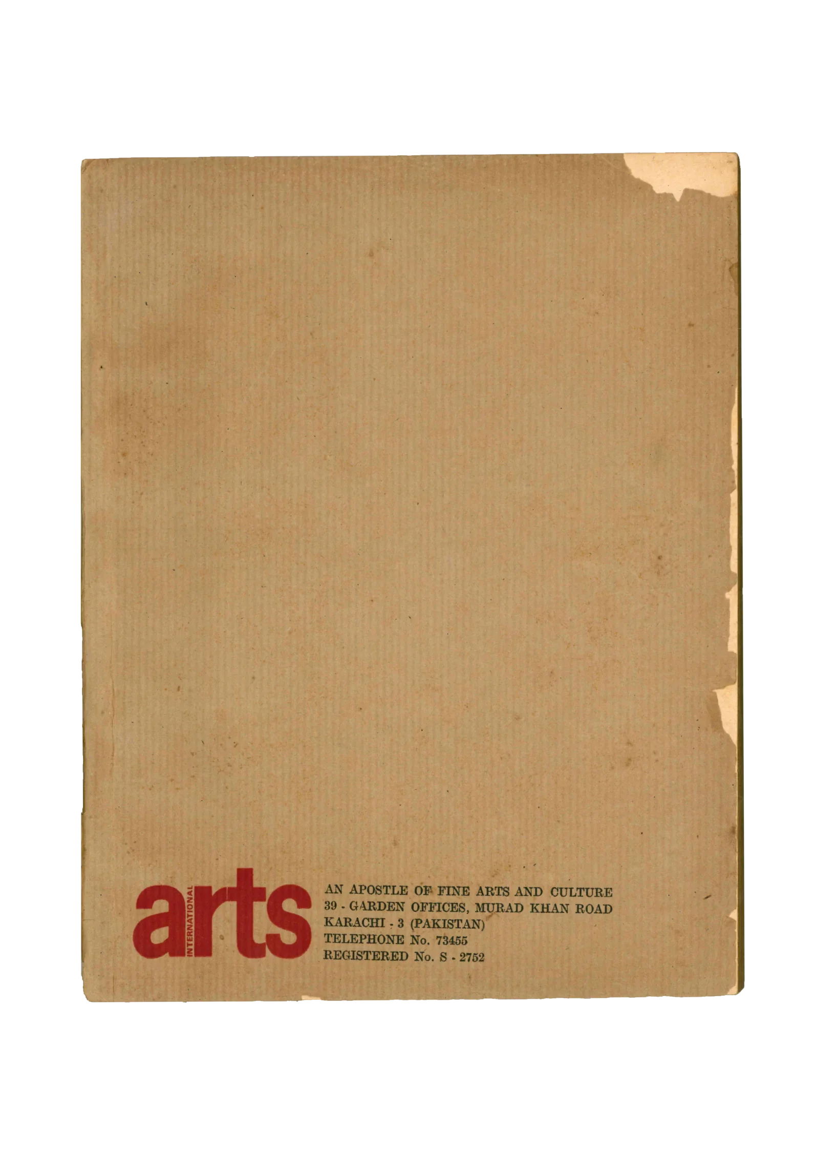 5 Issues of Arts International Magazine (1971-72, Pakistan)