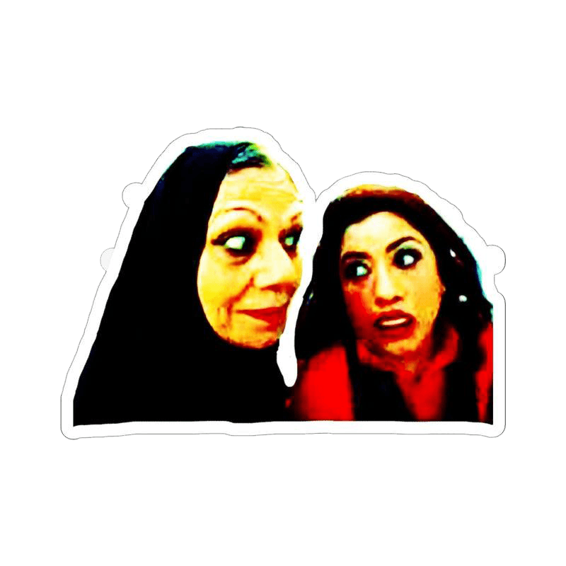 Rooh Afzah & Aqeela Bhabhi Technicolor Cutout Sticker - KHAJISTAN™