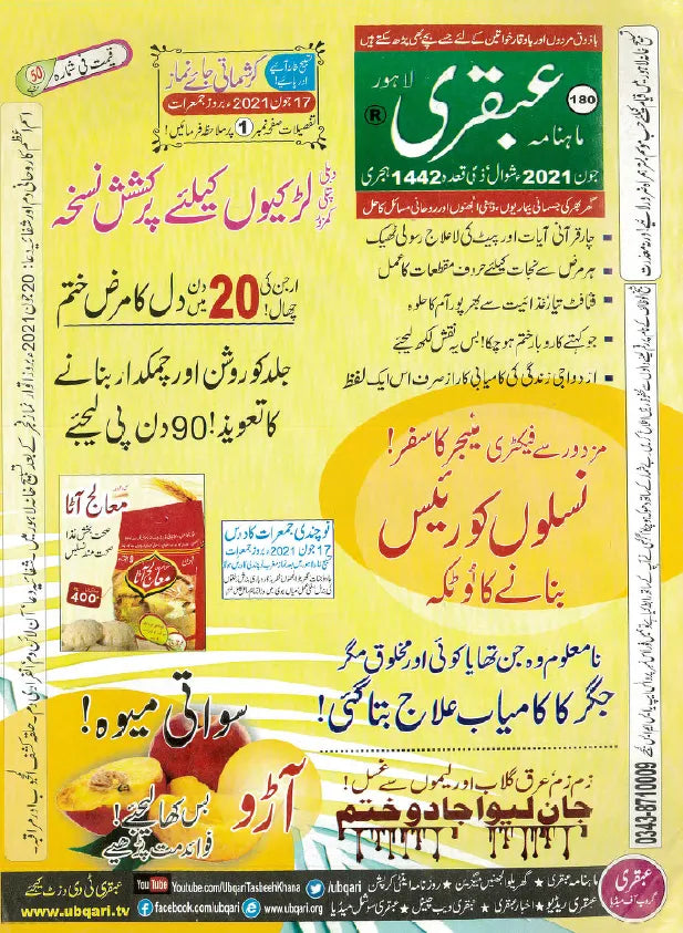 Monthly Ubqari, Lahore | 16 Issues - KHAJISTAN™