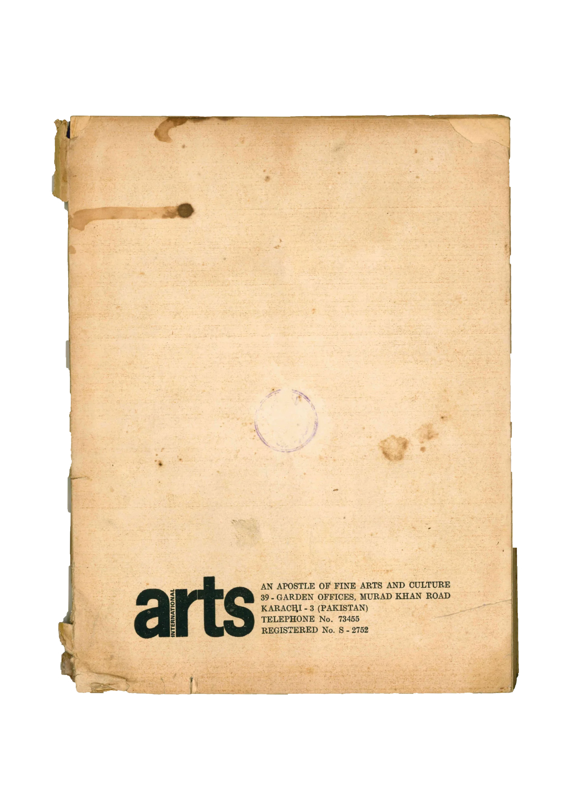 5 Issues of Arts International Magazine (1971-72, Pakistan)