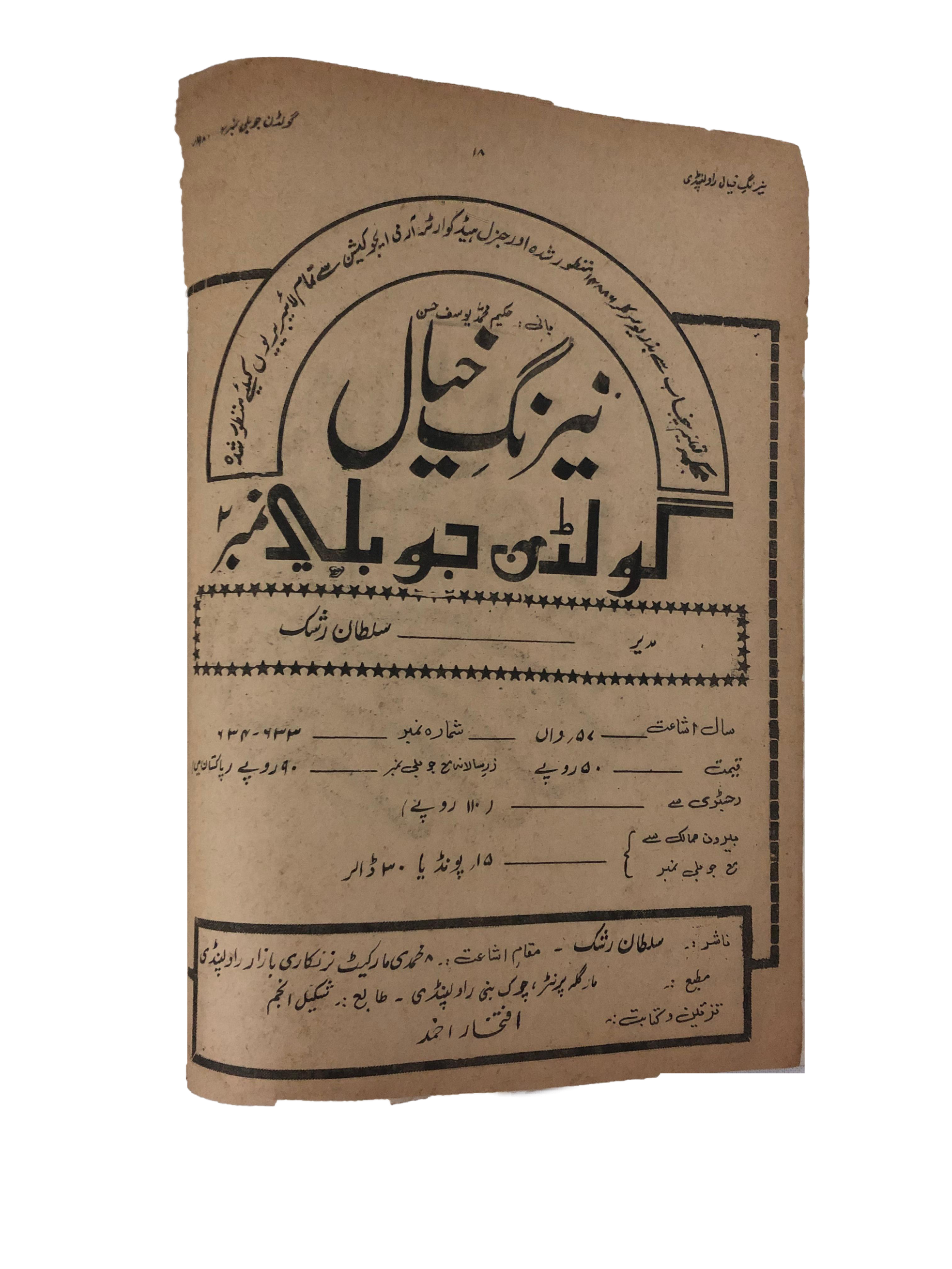 1967-1983 Narang-i-Khial (Urdu) | 4 Issues