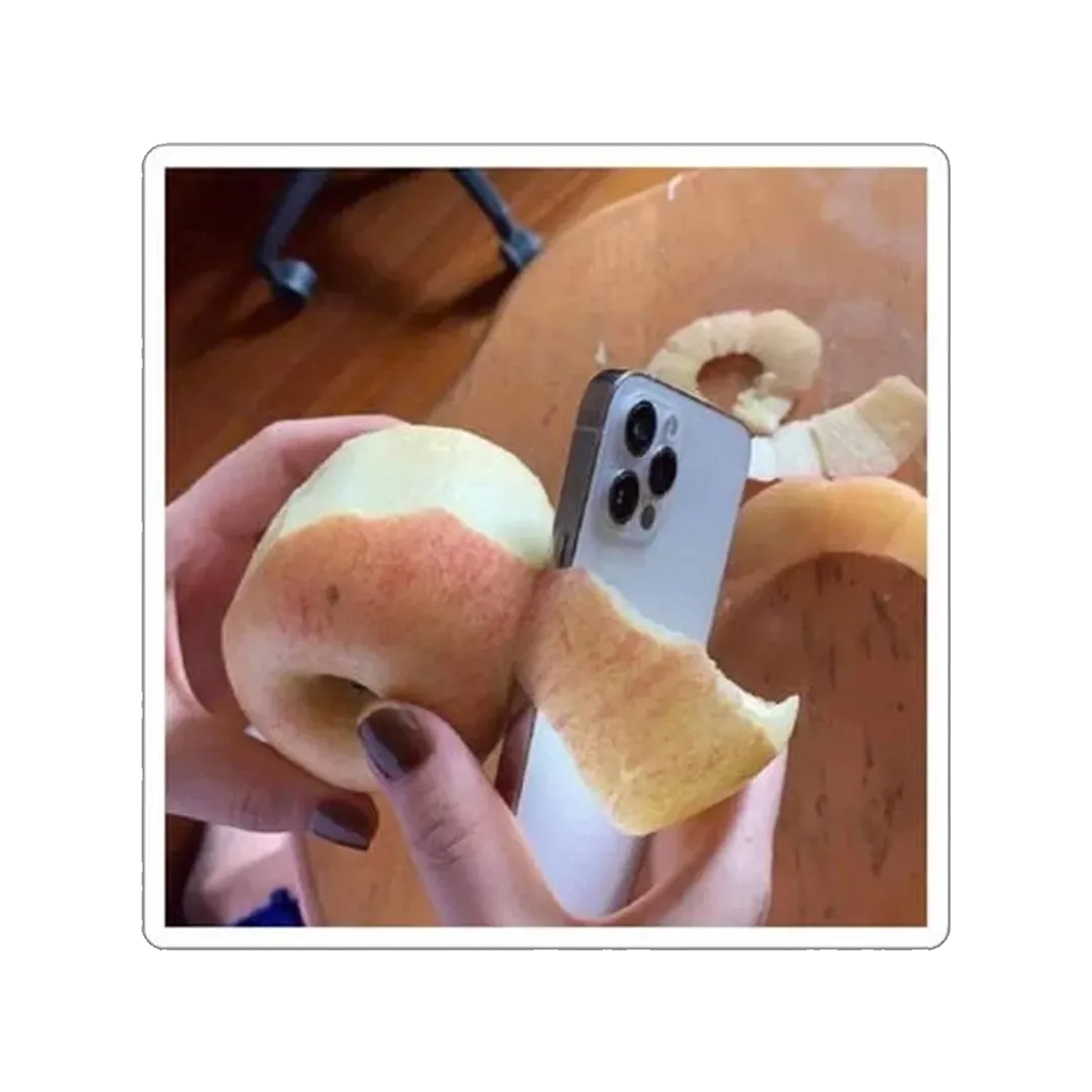 Apple Peeling Sticker - KHAJISTAN™