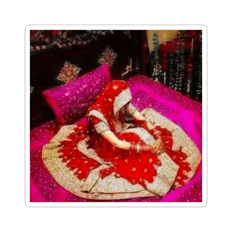 Bride on Suhag Raat Sticker - KHAJISTAN™