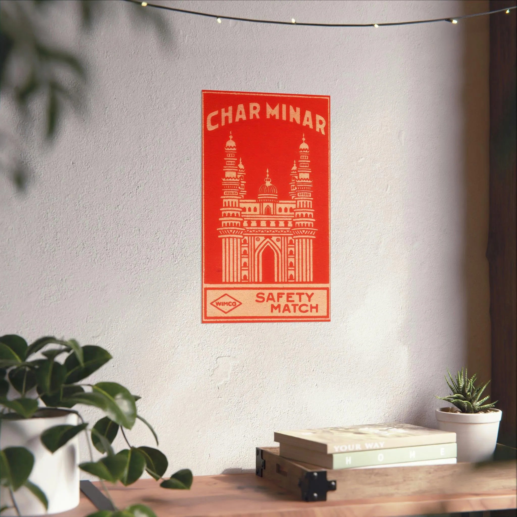 Char Minar Matchbox Print - KHAJISTAN™