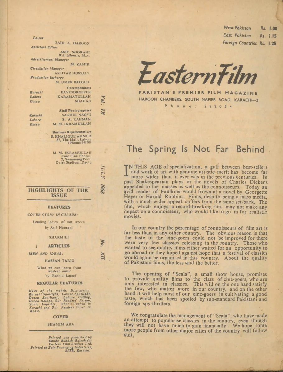 Eastern Film (July, 1968) - KHAJISTAN™