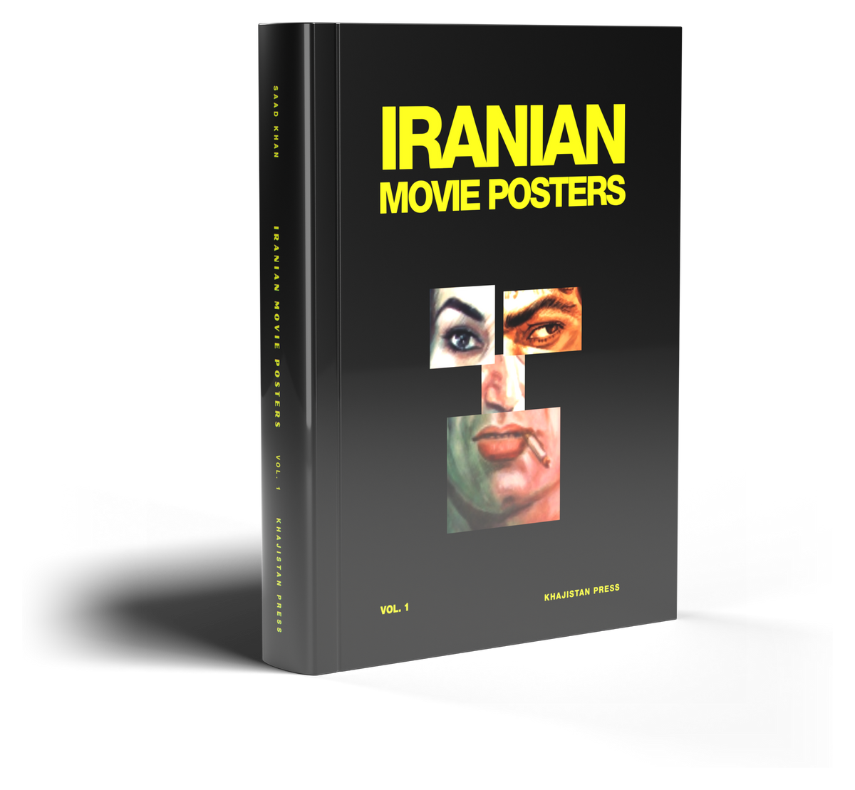 Iranian Movie Posters, Volume 1, Khajistan Press: hardcover mock-up