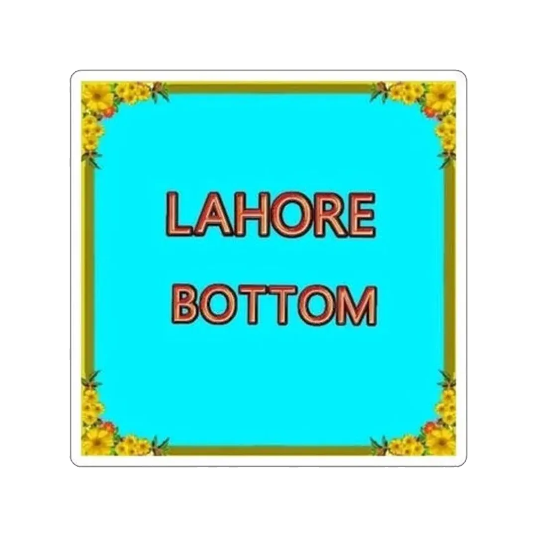 Lahore Bottom Sticker - KHAJISTAN™