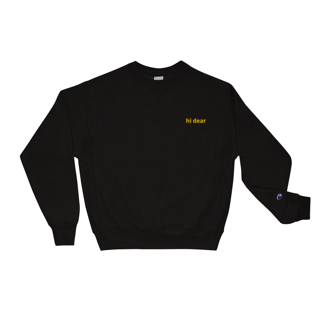 Hi Dear Embroidered Sweatshirt