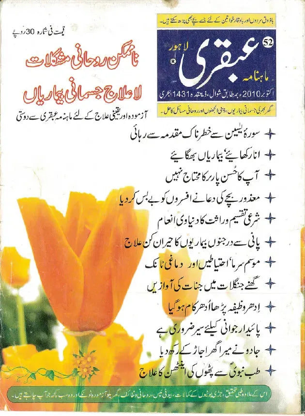 Monthly Ubqari, Lahore | 16 Issues - KHAJISTAN™