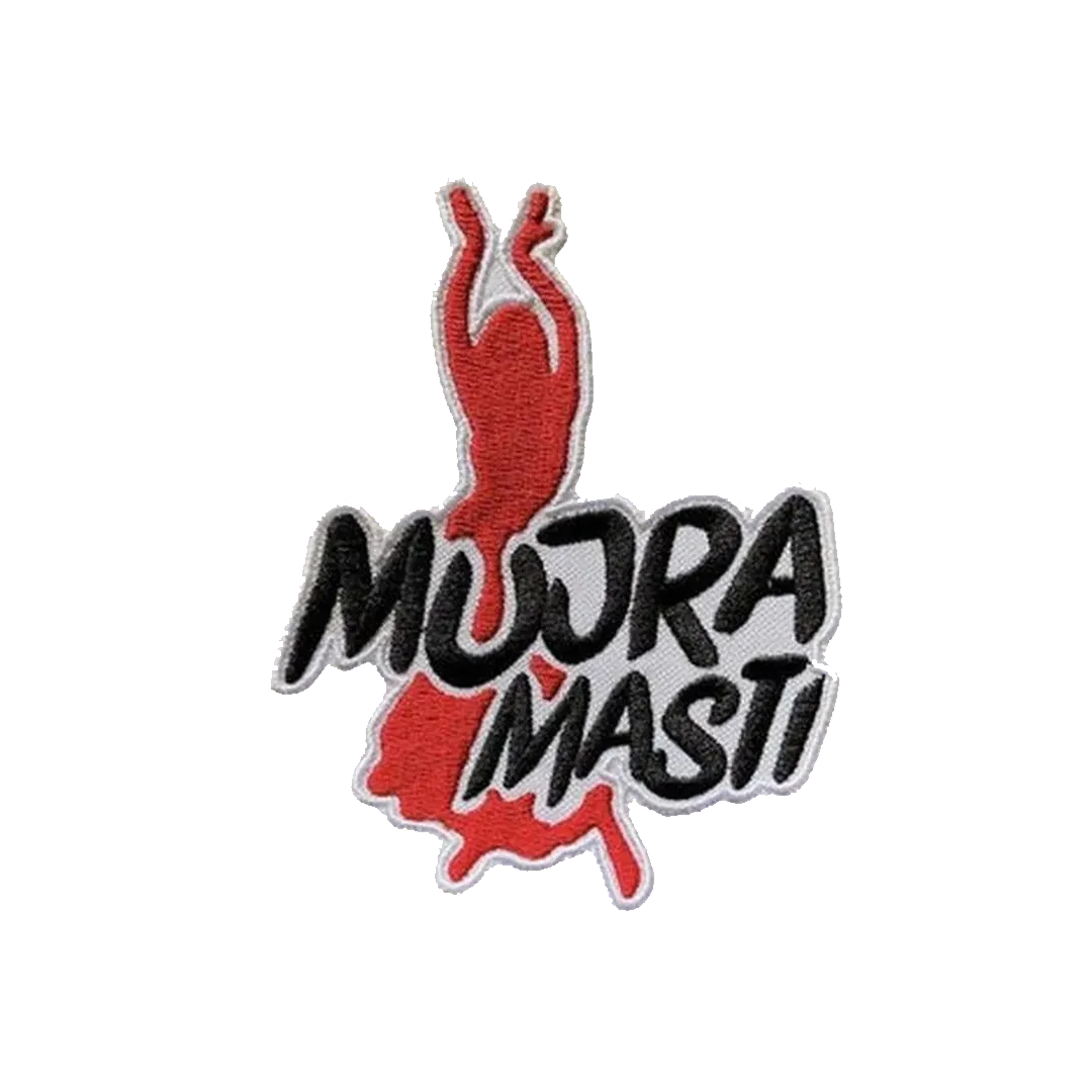 Mujra Masti Iron-on Embroidered Patch - KHAJISTAN™