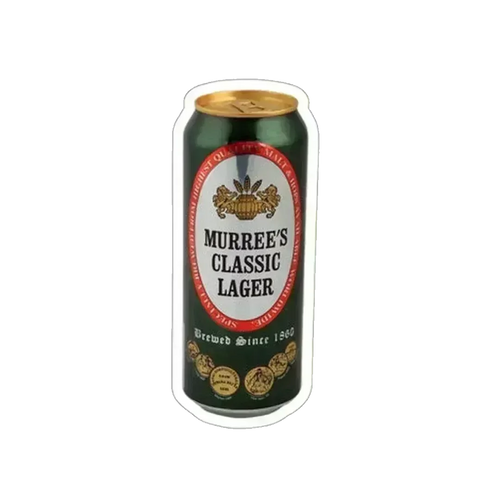 برچسب Murree's Classic Lager (2). - 2 "× 2" / شفاف