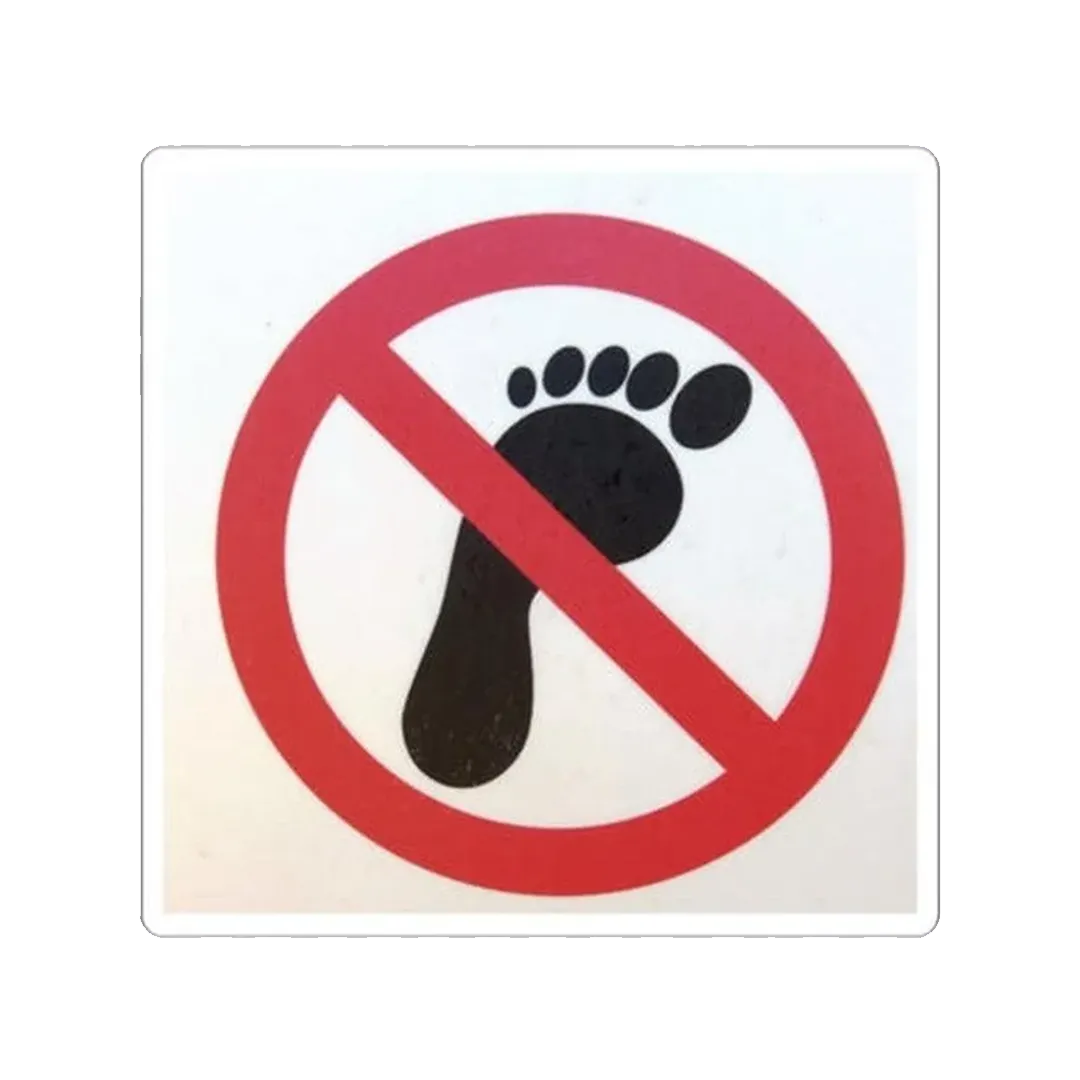 No Feet Sticker - KHAJISTAN™