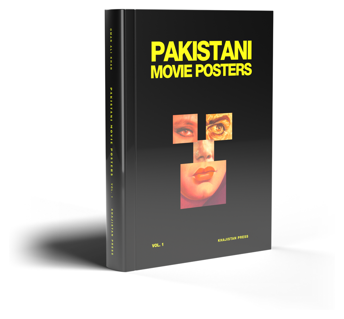Pakistani Movie Posters, Volume 1, Khajistan Press: hardcover mock-up