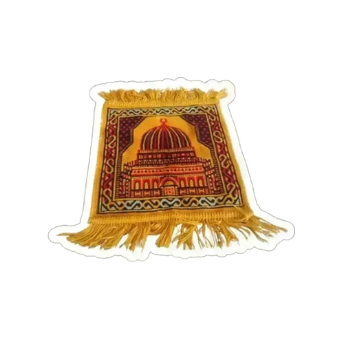 د لمانځه چټ سټیکر - 2" × 2" / سپین