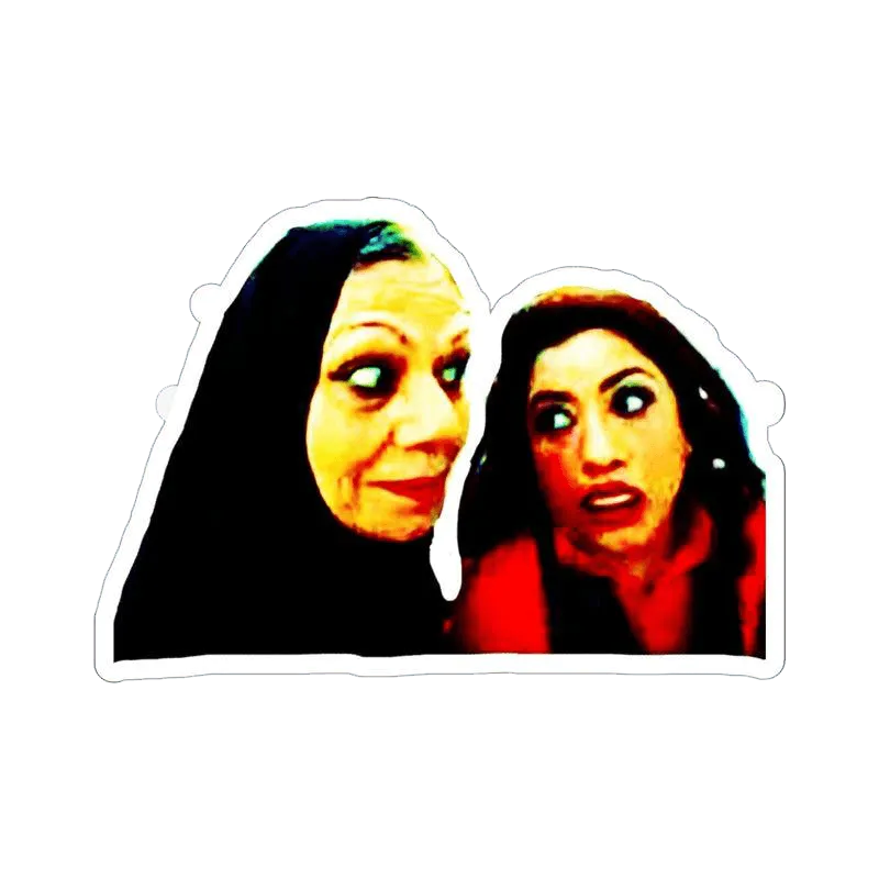 Rooh Afzah & Aqeela Bhabhi Technicolor Cutout Sticker - KHAJISTAN™