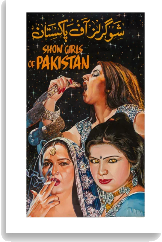 Showgirls of Pakistan — artwork on transparent background