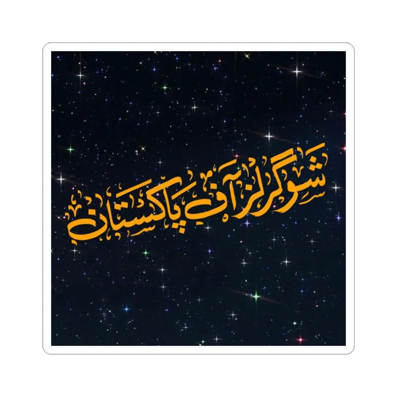 Showgirls of Pakistan Title Sticker (Urdu) - KHAJISTAN™