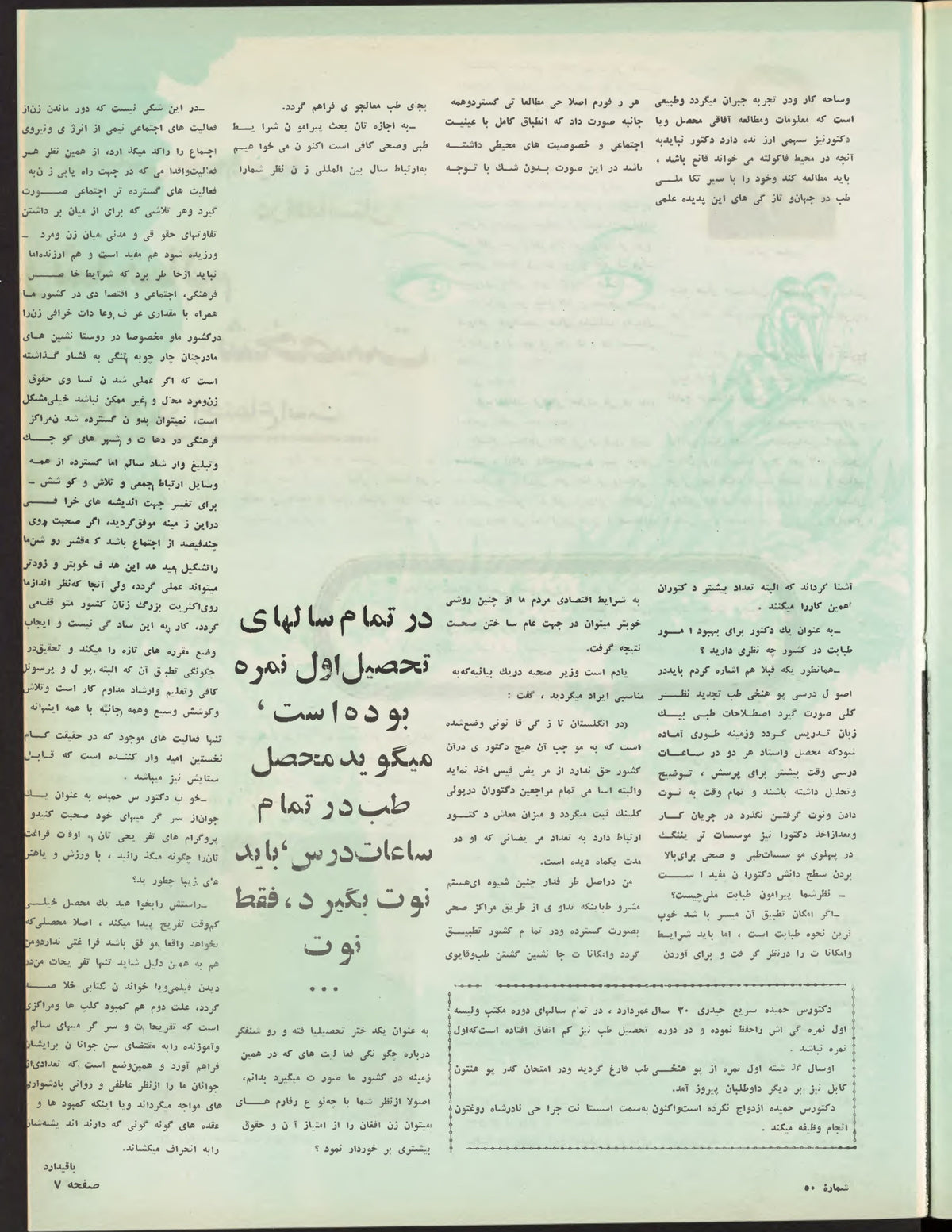 Interior pages, Zhvandūn 1353-12-15 (ژوندون), Kabul. Khajistan Archive.