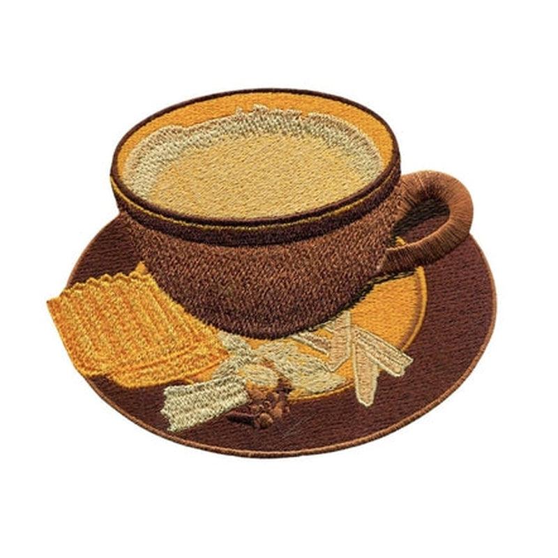 Chai Time Iron-on Embroidered Patch KHAJISTAN