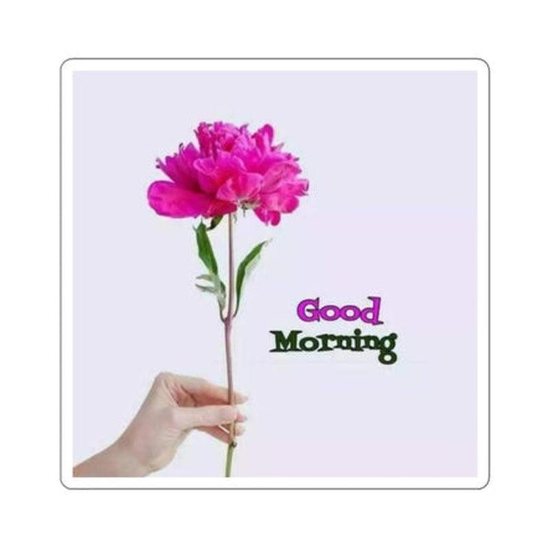 Good Morning Flower Sticker KHAJISTAN