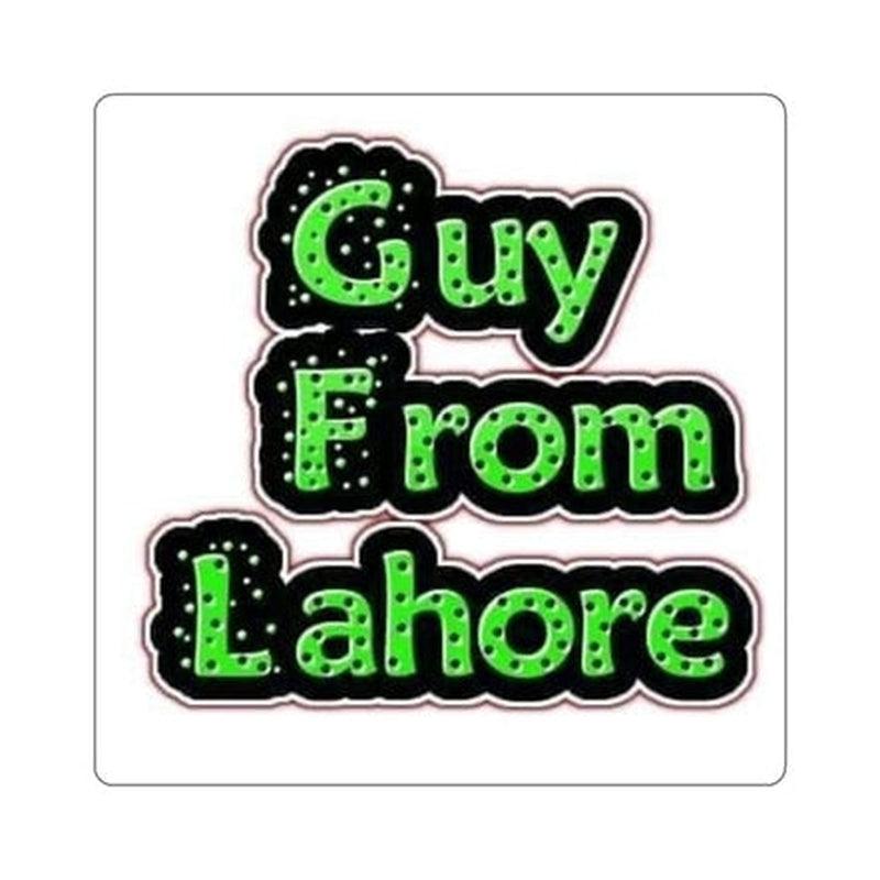Guy From Lahore Sticker KHAJISTAN