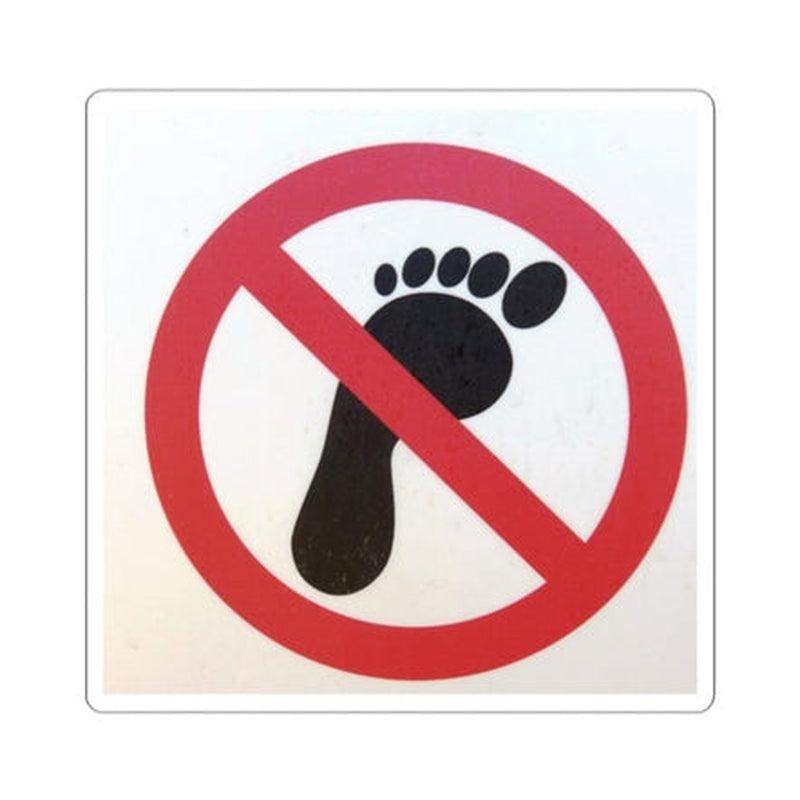 No Feet Sticker KHAJISTAN