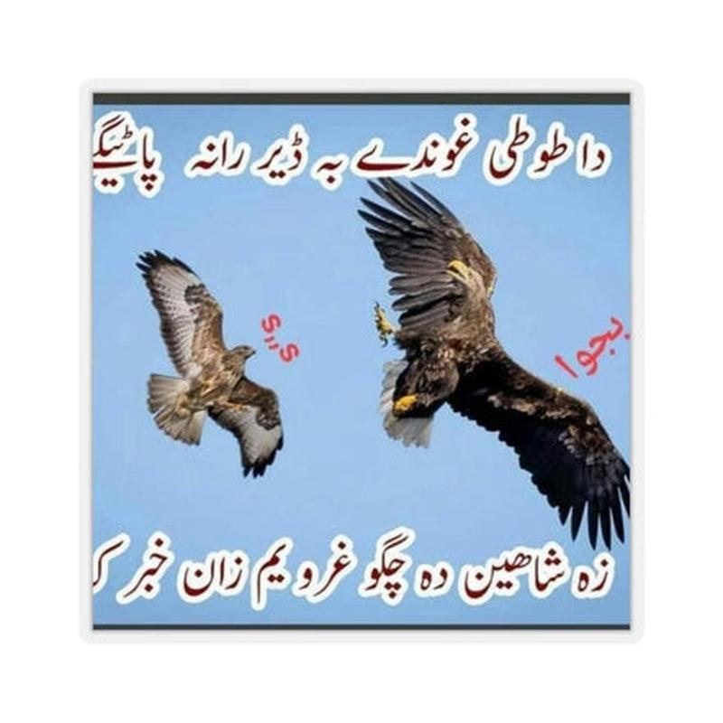 Pashto Shaheen Sticker KHAJISTAN