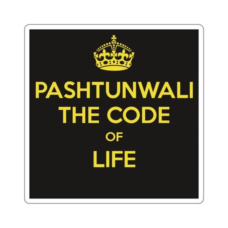 Pashtunwali The Code of Life Sticker KHAJISTAN