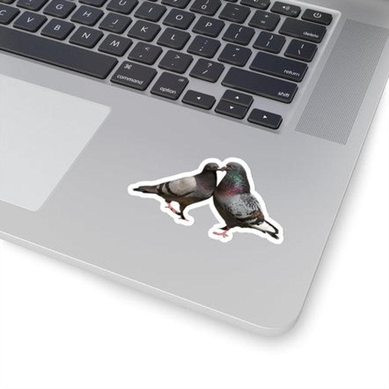 Senior Caring Pigeons Sticker KHAJISTAN