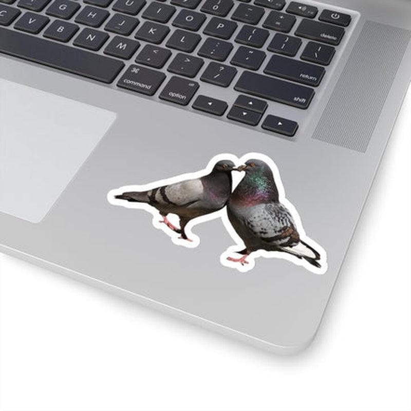 Senior Caring Pigeons Sticker KHAJISTAN